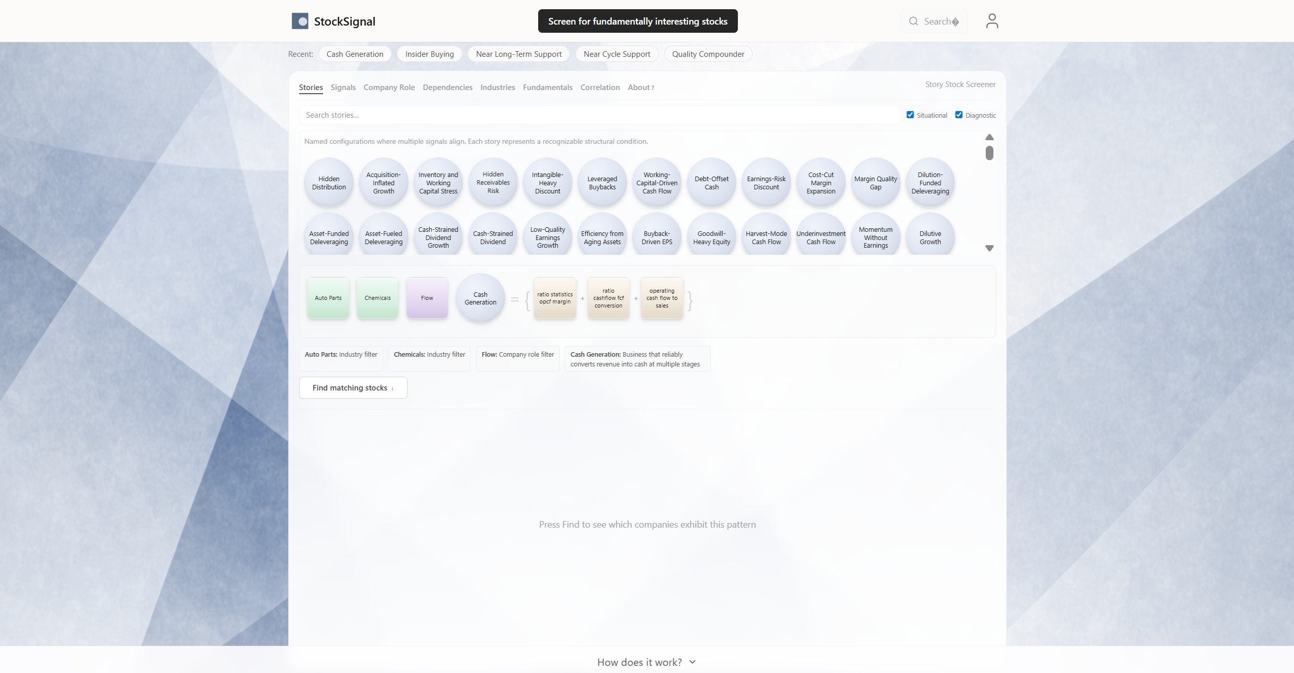 CompanyGraph screener